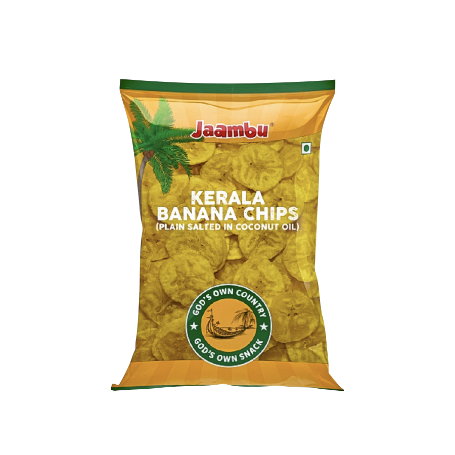 Kerala Banana Chips - Simply Salted (in Coconut Oil) 210 g